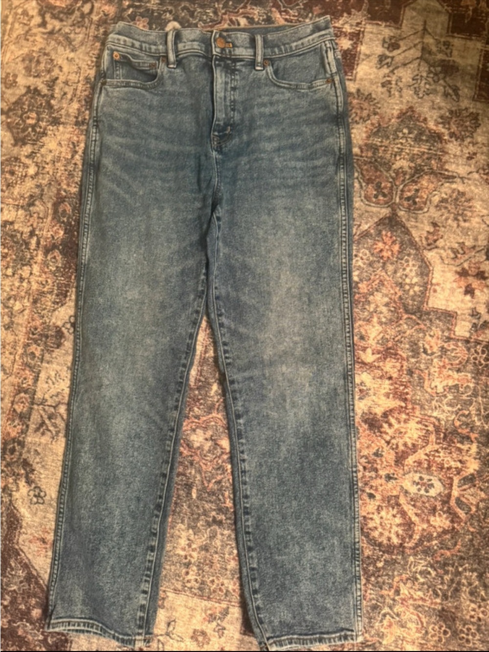 J. Crew Washed Blue Straight woman’s Jeans